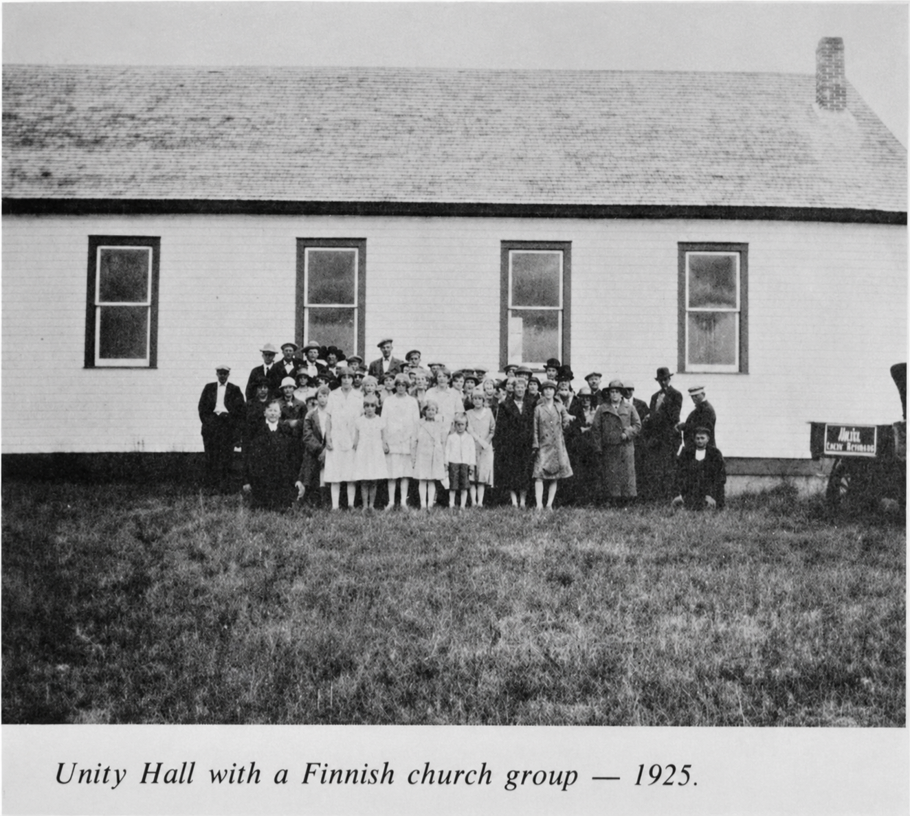 Unity Hall and the Finnish Young People’s Society Near Sylvan Lake
