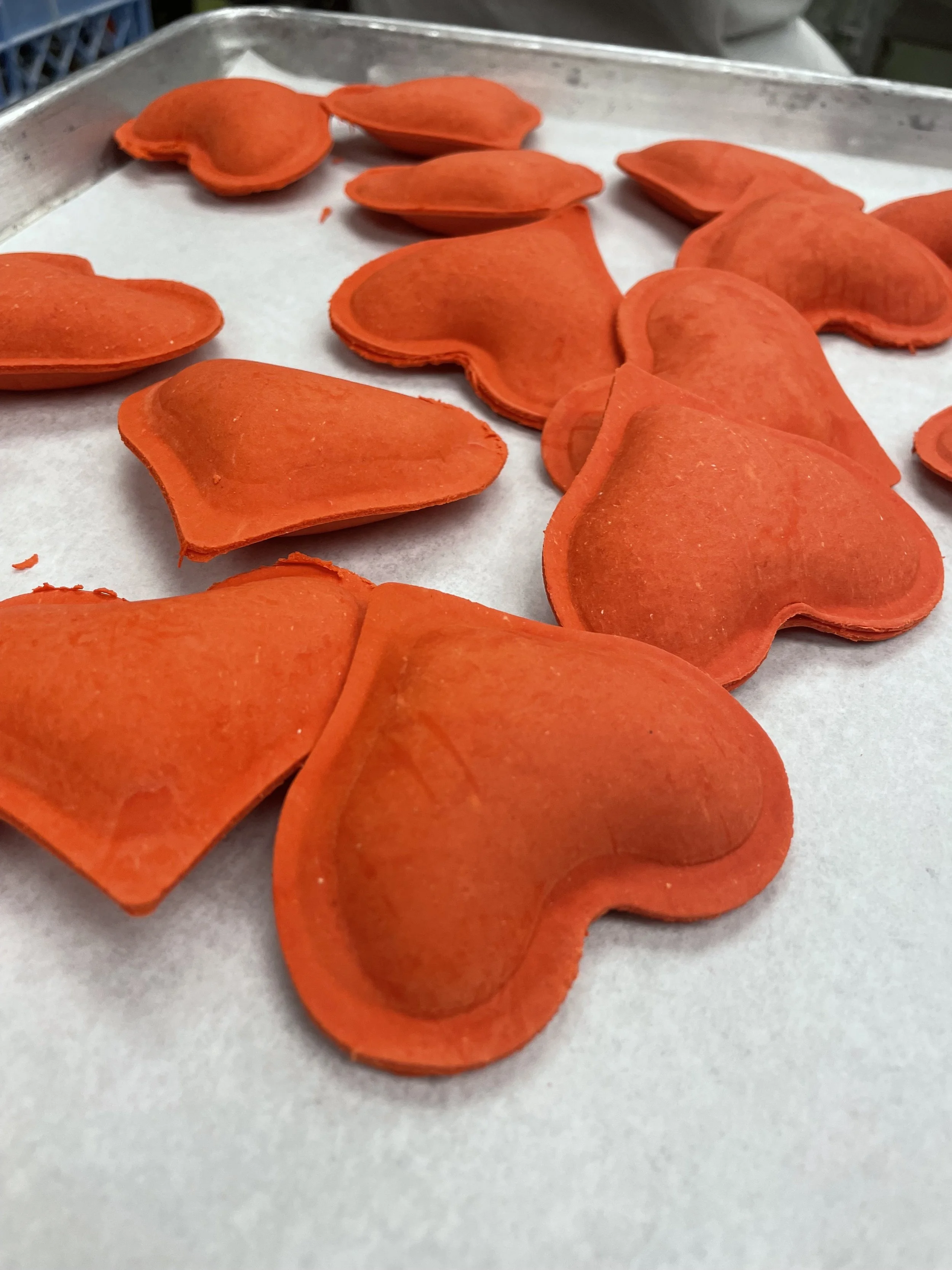 Heart Shaped Ravioli. Limited Time Only