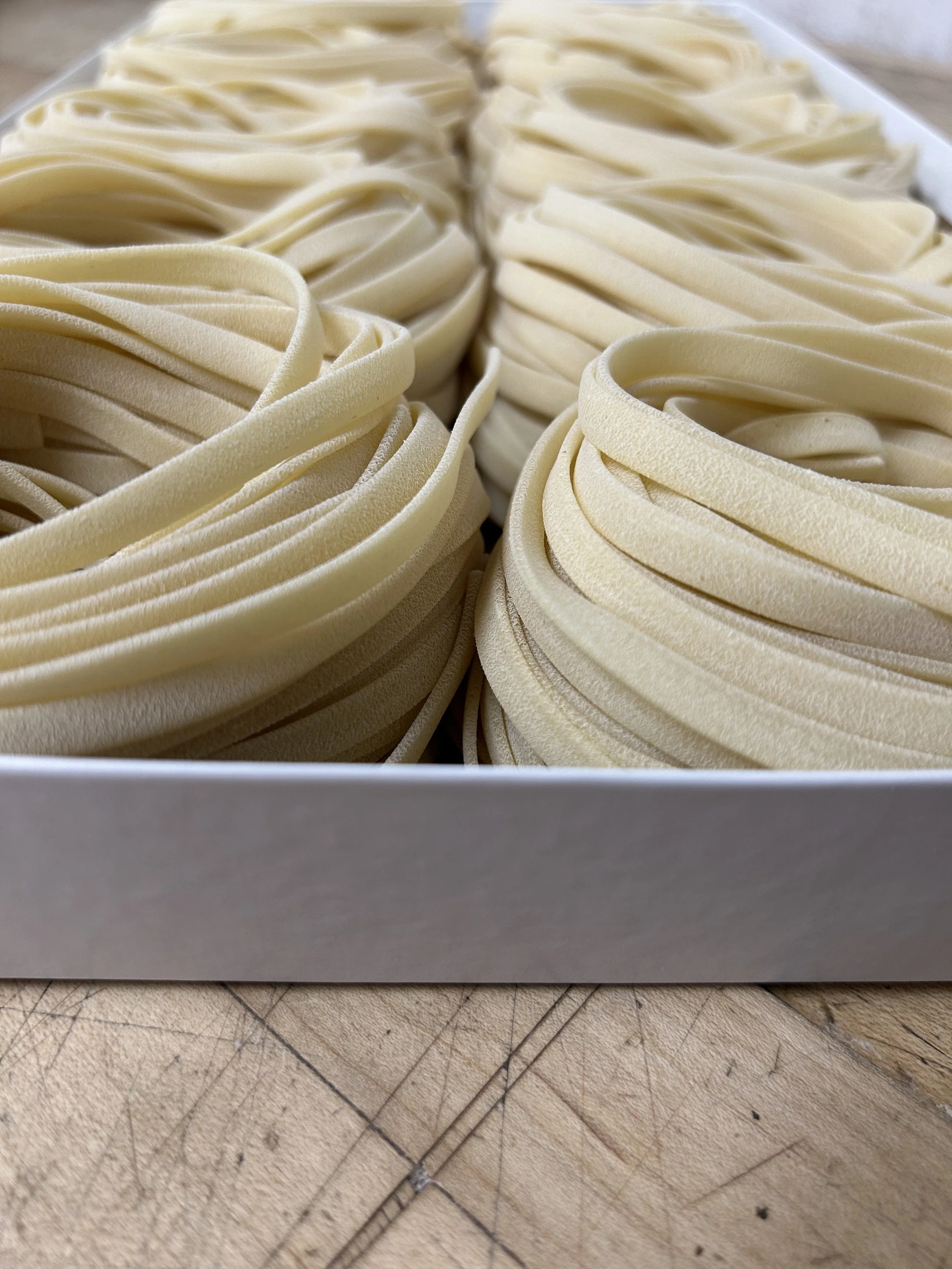 Fresh Fettuccine Semolina Pasta