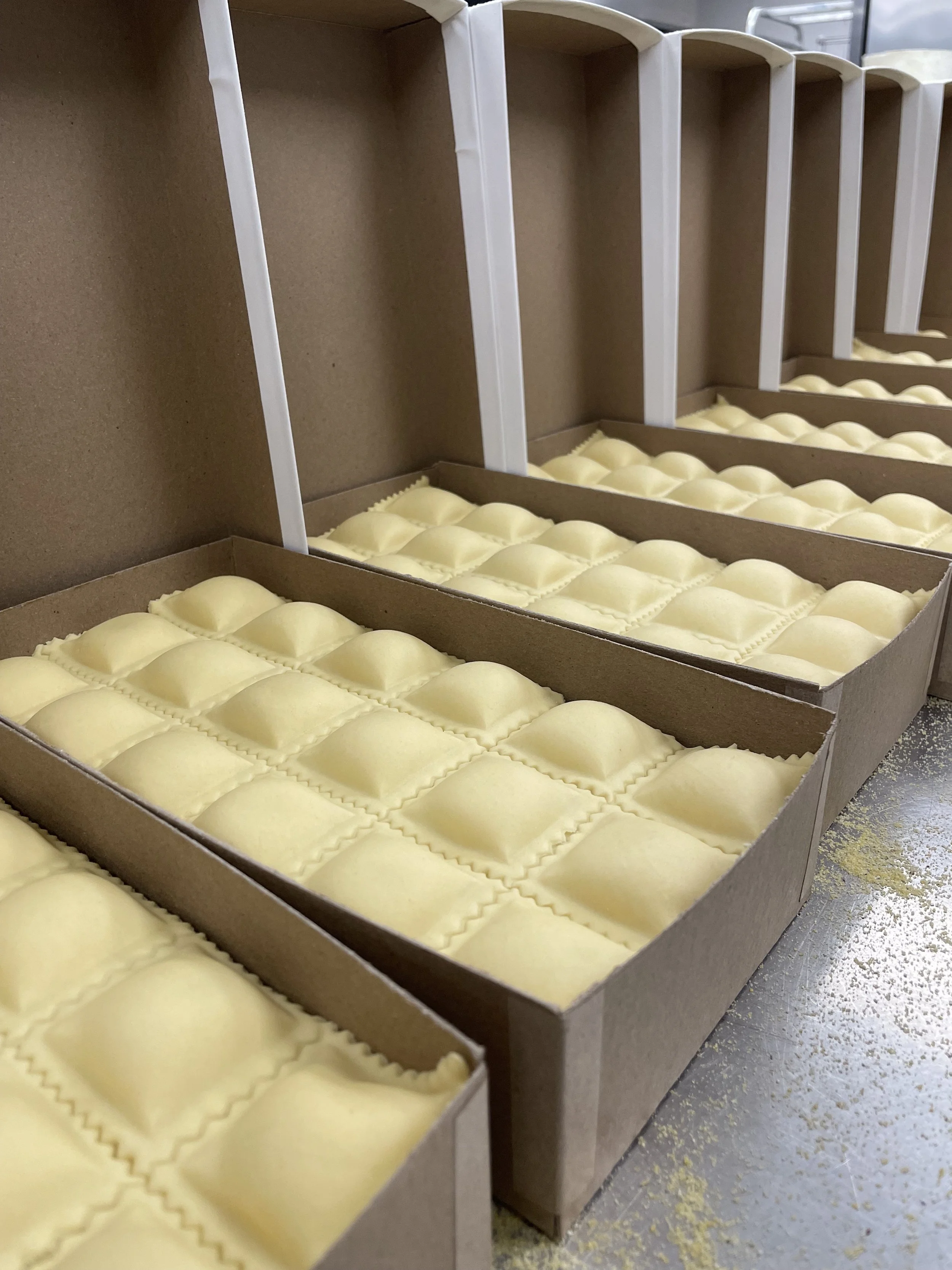 Small Square Cheese Ravioli