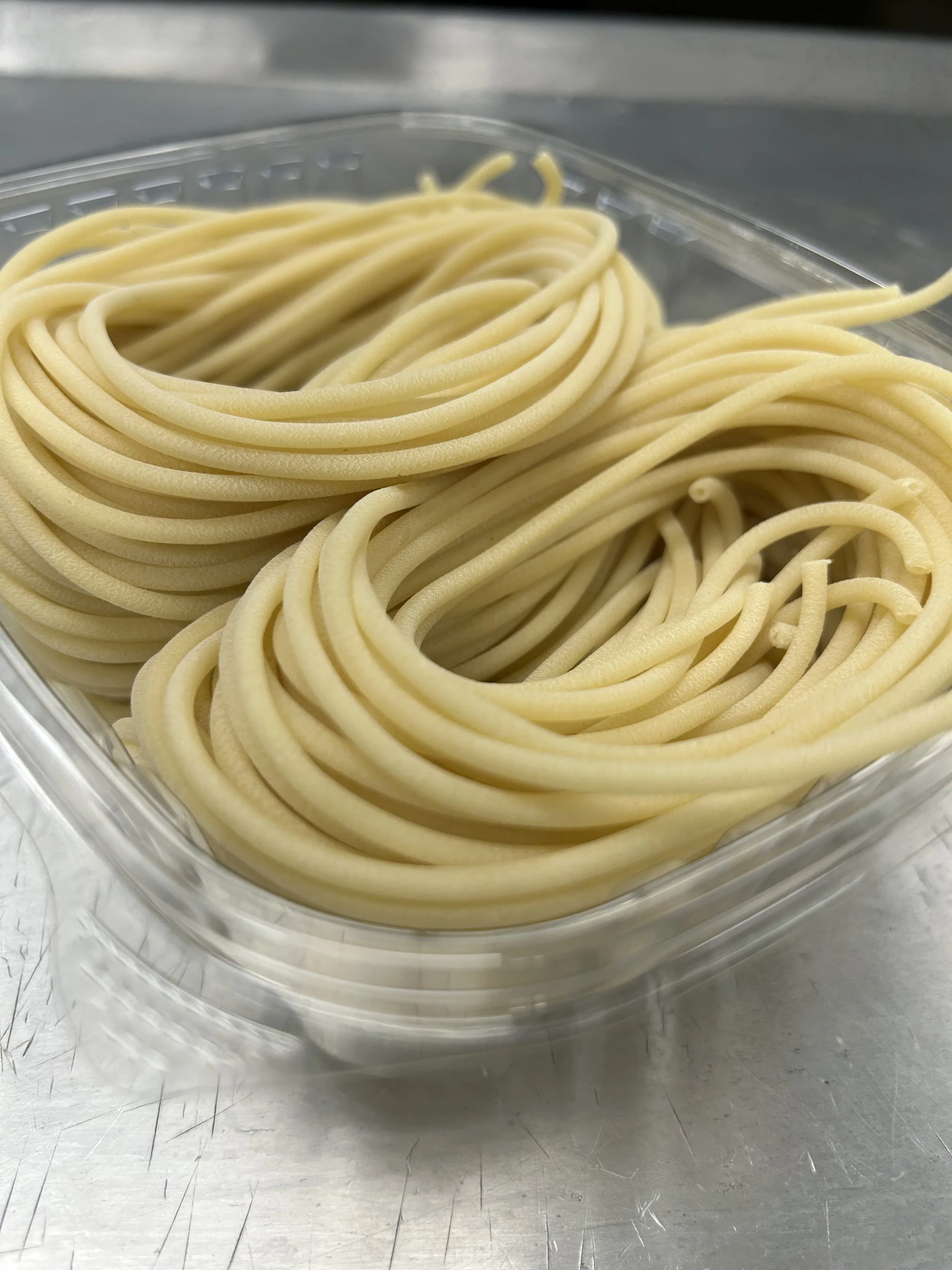 Fresh Bucatini Semolina Pasta