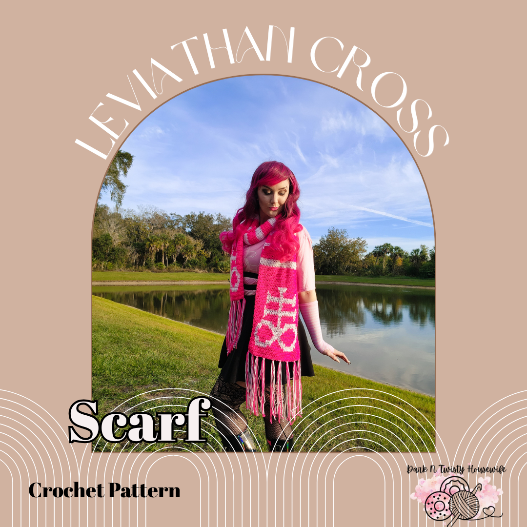 Leviathan Cross Scarf Crochet Pattern