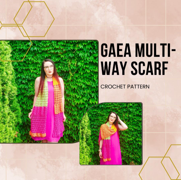 Gaea Multi-Way Scarf Crochet Pattern