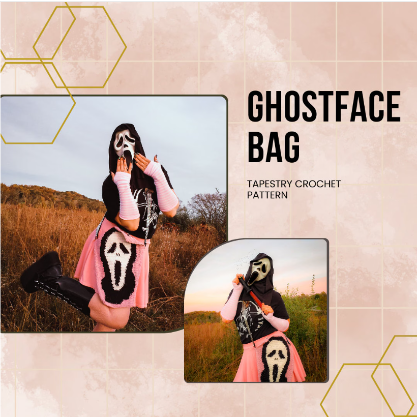 Ghostface Bag Crochet Pattern