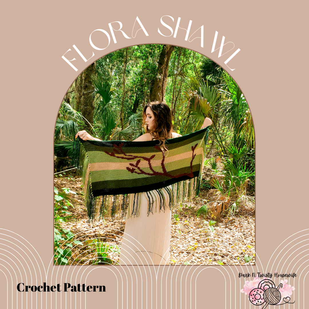 Flora Shawl Crochet Pattern
