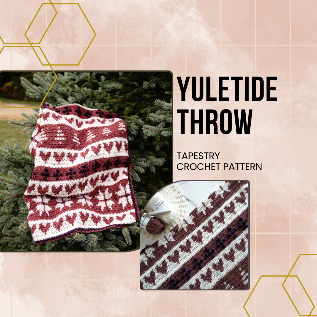 Yuletide Throw Crochet Pattern