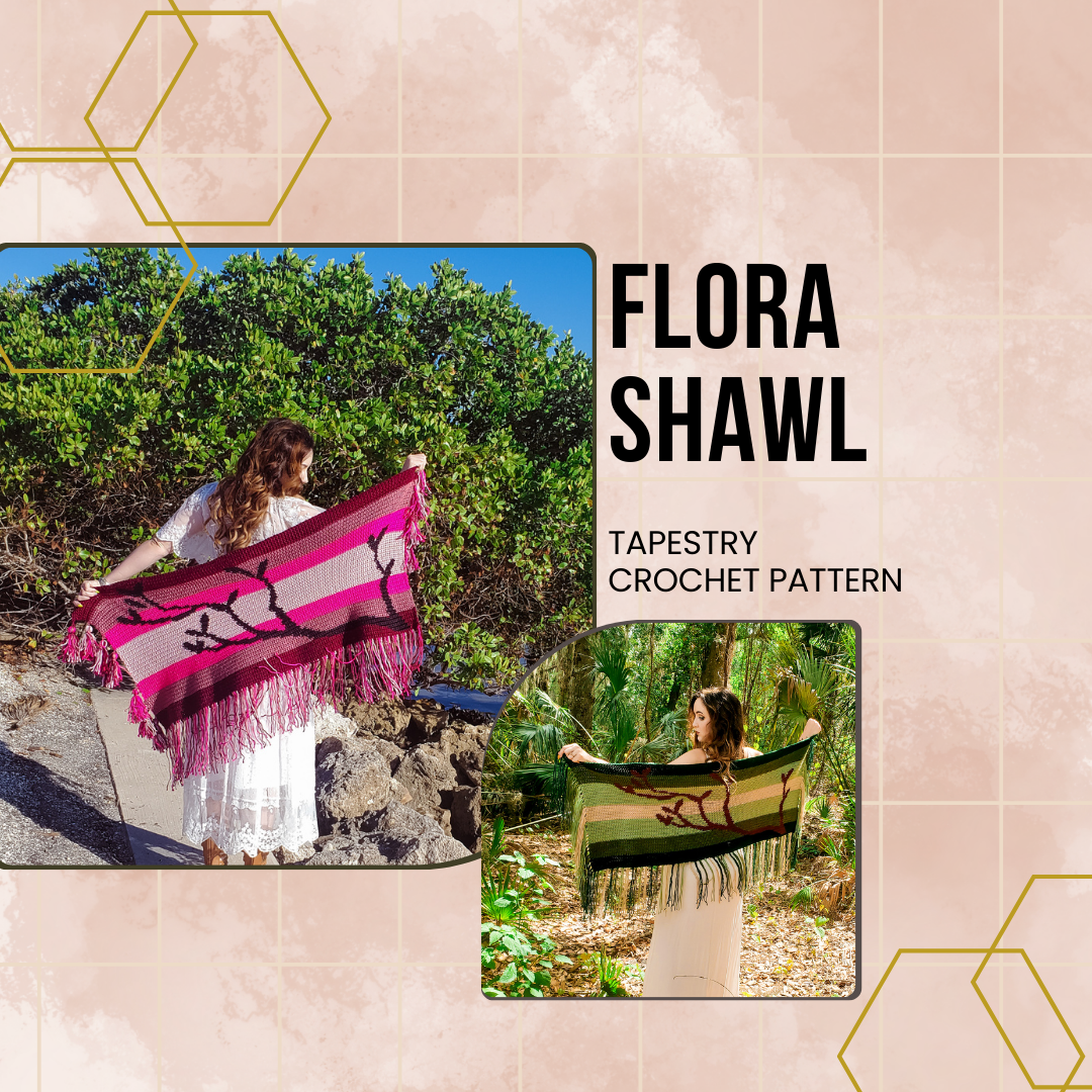 Flora Shawl Crochet Pattern