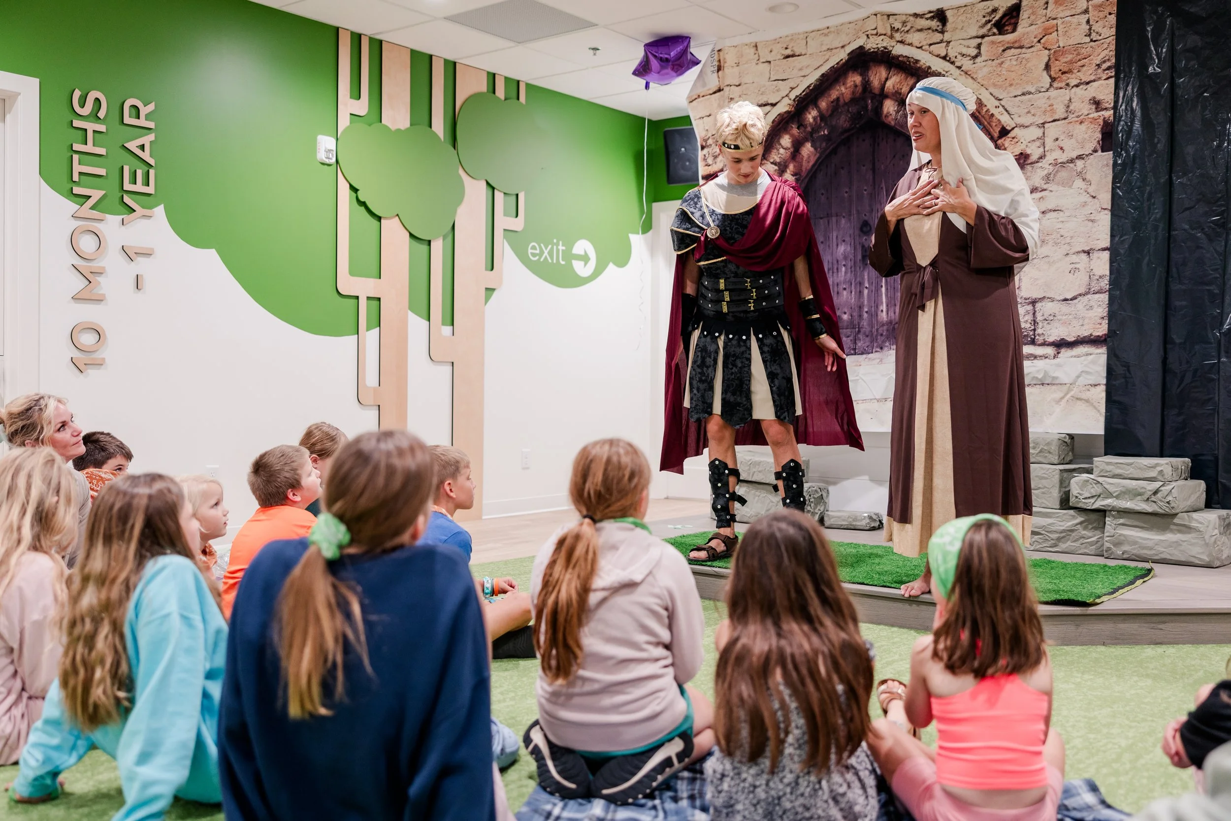 biblical teaching at Vacation Bible School at Lakes Area Vineyard Church in Detroit Lakes, MN