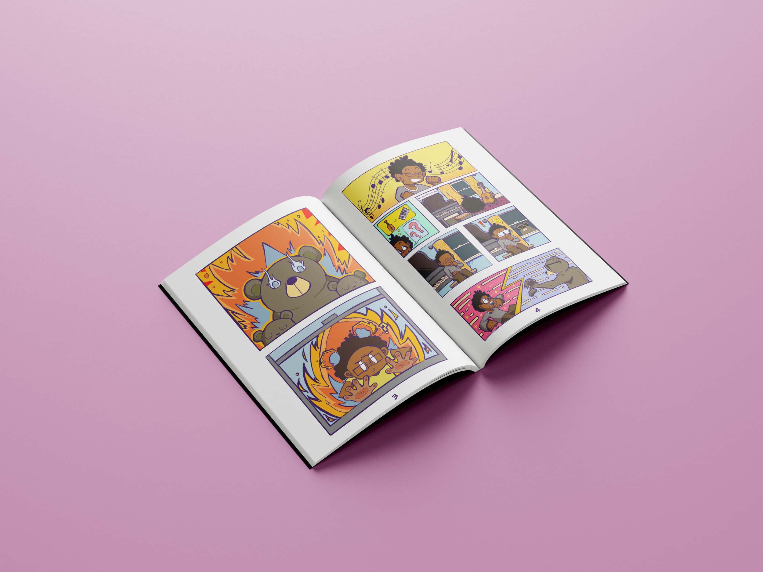 Keytar Bear Comic Book (Ferguson Reservoir Films)