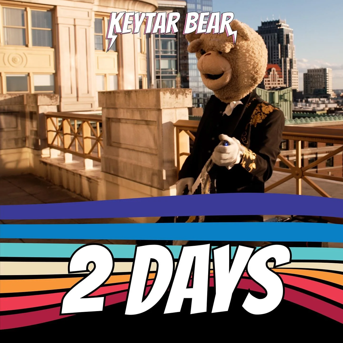 There will be bear🐻 2 days left to get your tickets at the link in the bio🎟️ #keytarbear🐻 #keytarbearfilm🎹 #fergusonreservoirfilms
