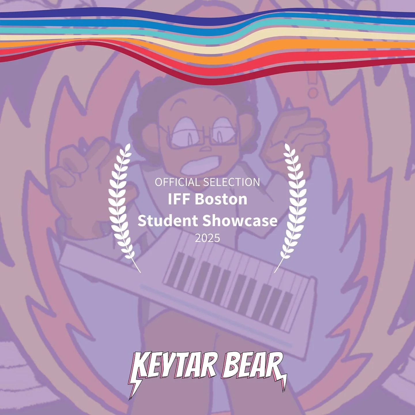 Keytar Bear (the film) is coming to Davis Square this month as part of the @iffboston student film showcase 🥳 #keytarbear🐻 #keytarbearfilm🎹 #fergusonreservoirfilms #iffboston #mpc