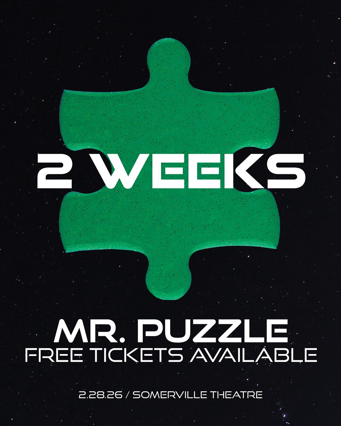 Get your FREE tickets at the link in our bio 🔗🧩