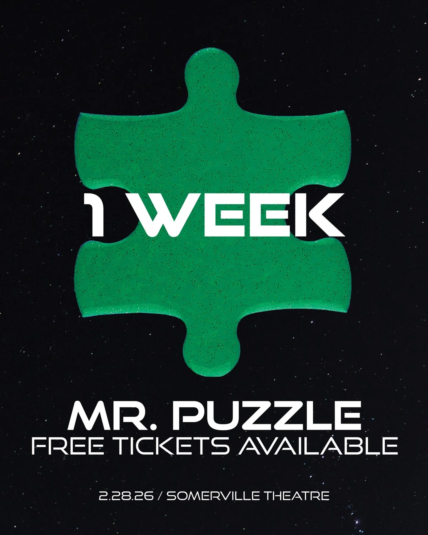 Get your FREE tickets at the link in our bio 🔗🧩