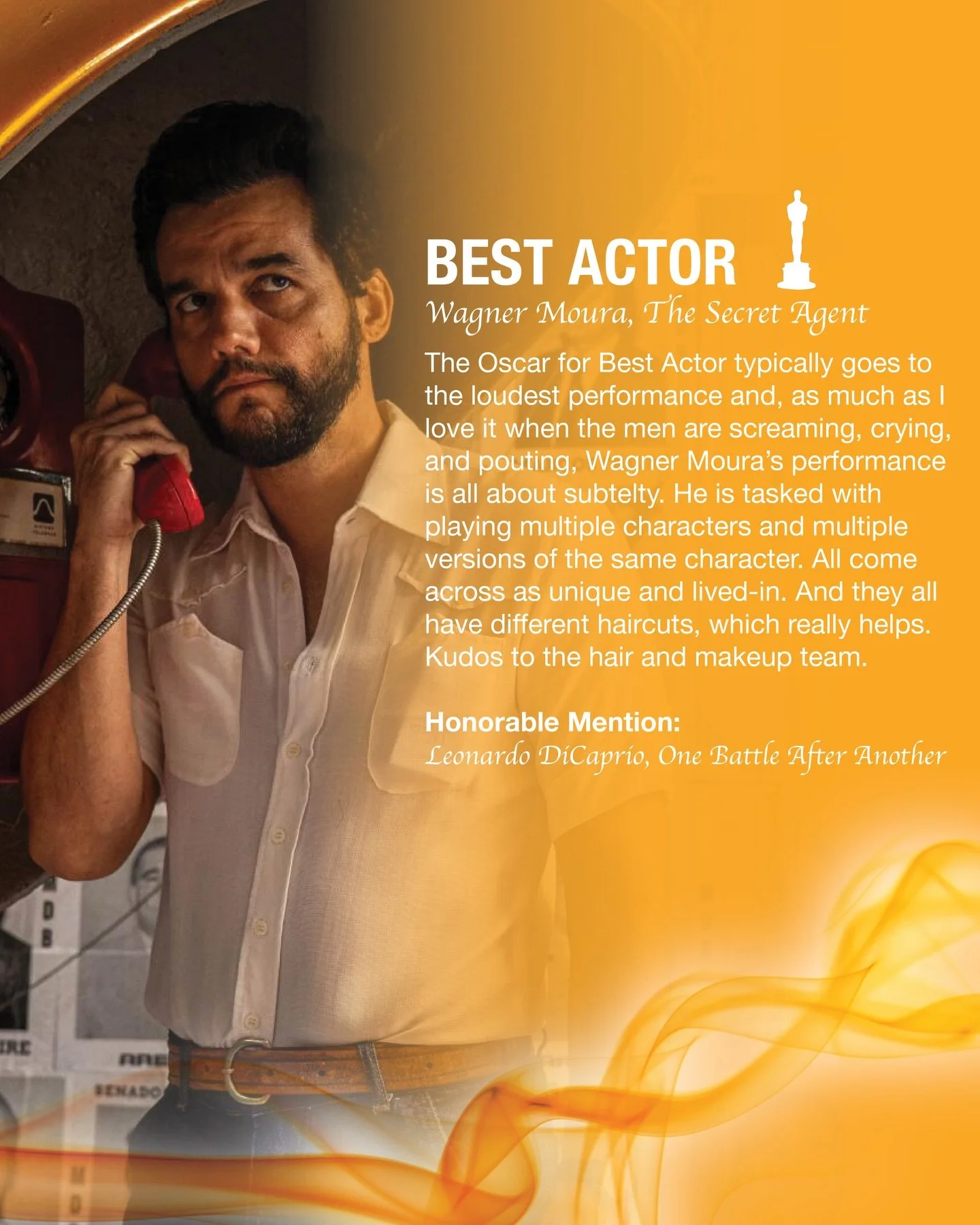 Oscars Picks pt. 2 🏆
(my votes DO NOT count)

I love movies! Hollywood, please hire me!

Best Actor?