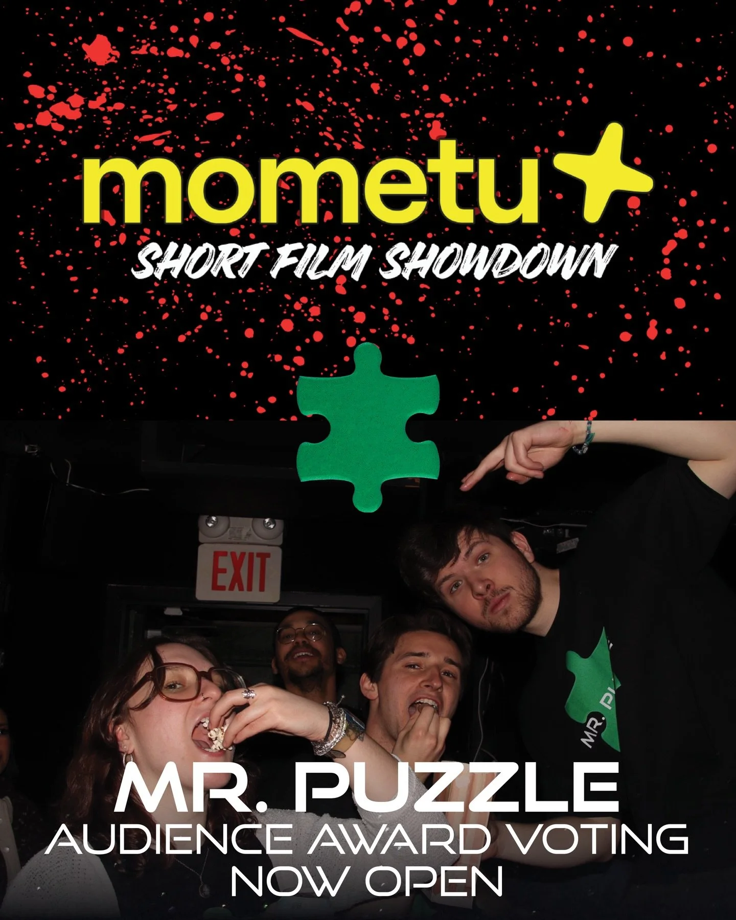 We&rsquo;ve been grateful to have @mrpuzzlefilm be part of the @freemometu Short Film Showdown in the month of April🌷

You can help us to win the audience award by 🏆

1) going to @freemometu on Instagram
2) finding their pinned post
3) commenting &