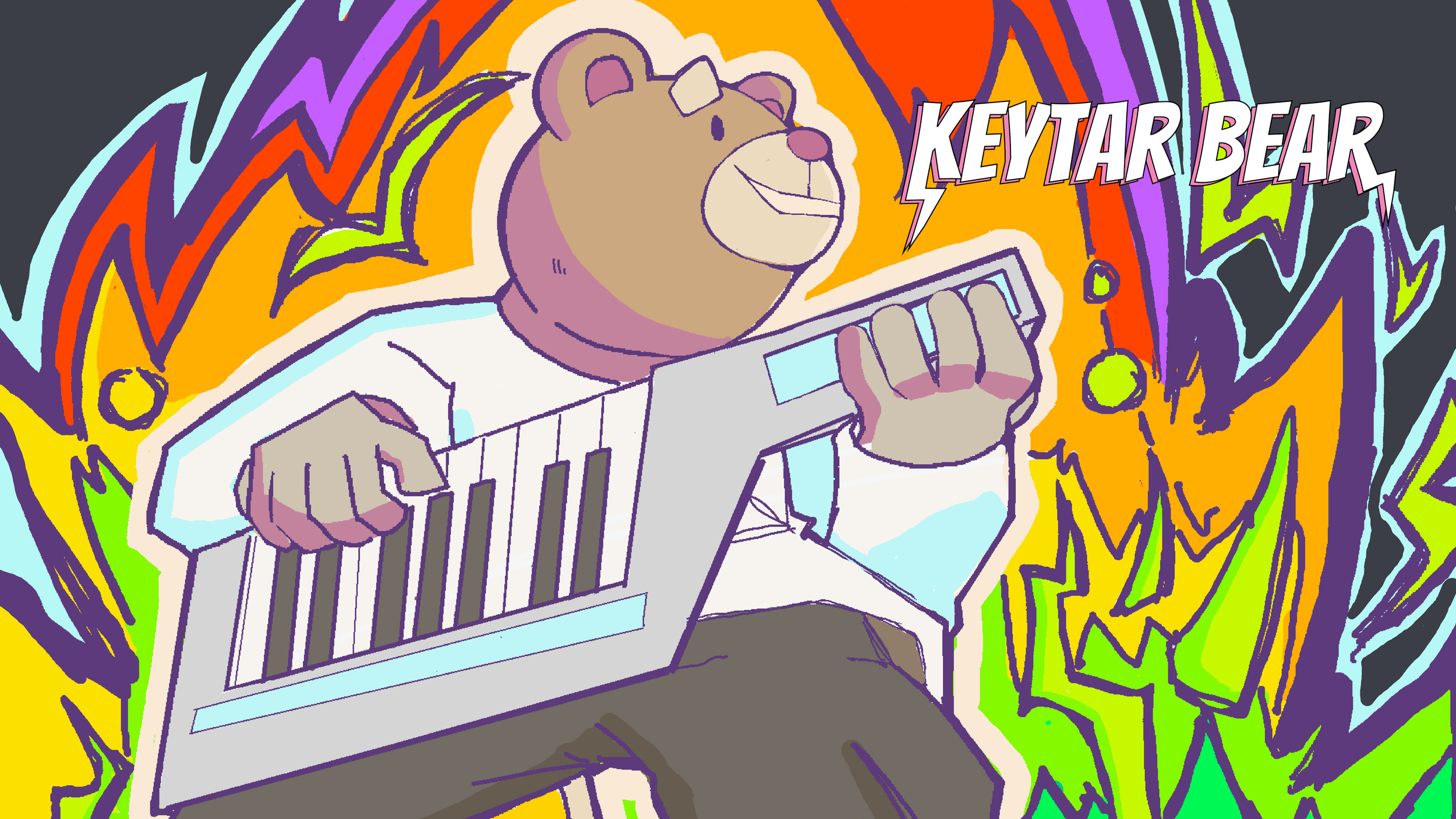 Keytar Bear
