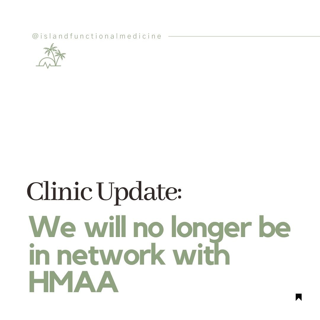Starting June 24, 2024 we will no longer be in network with HMAA. 

Please call the clinic if you have any questions