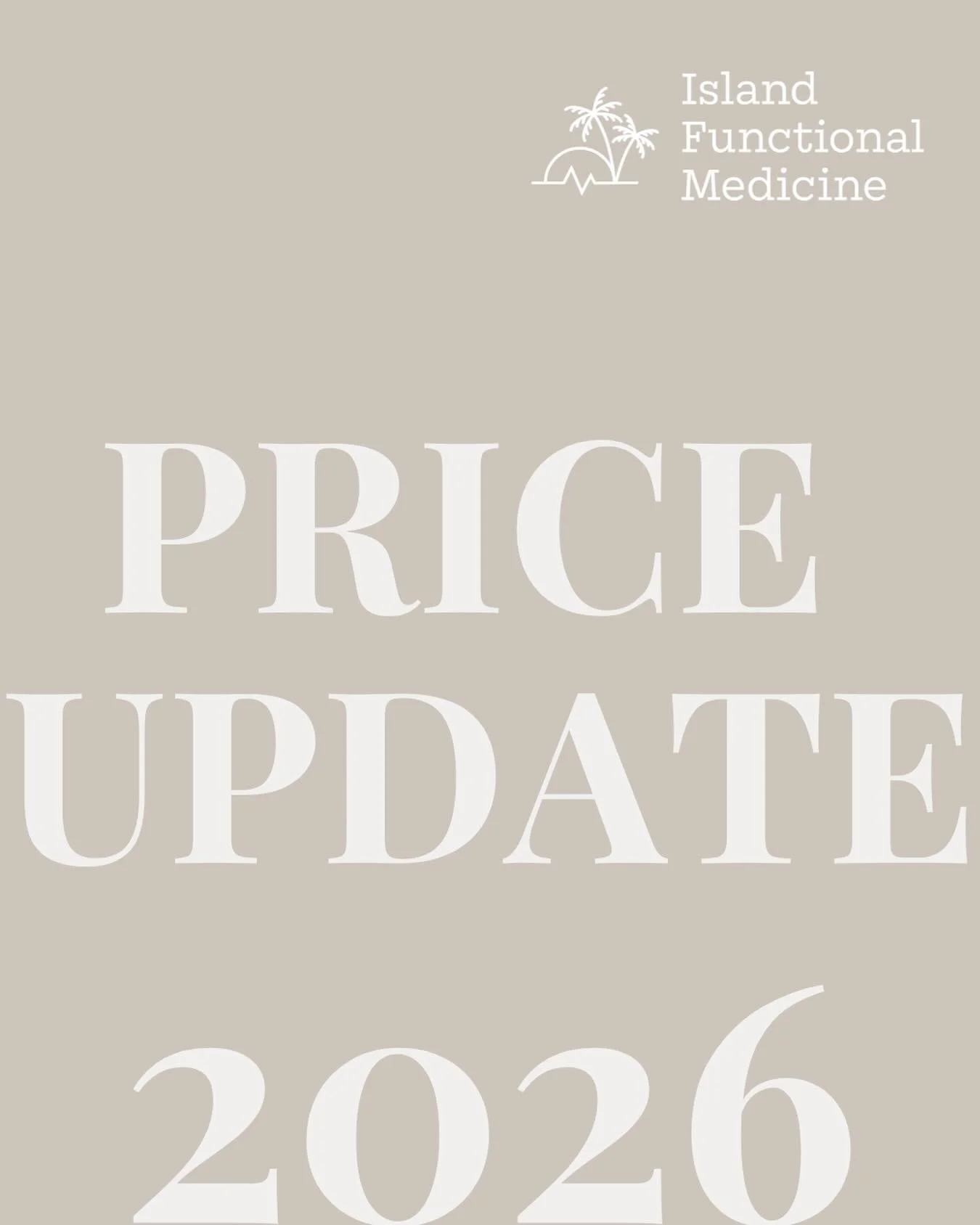 ✨Important Pricing Update✨

Dear Valued Patients,
We are grateful for the trust you place in our clinic and for allowing us to be part of your care. We strive to continue providing the highest quality medical services, personalized attention, and a s