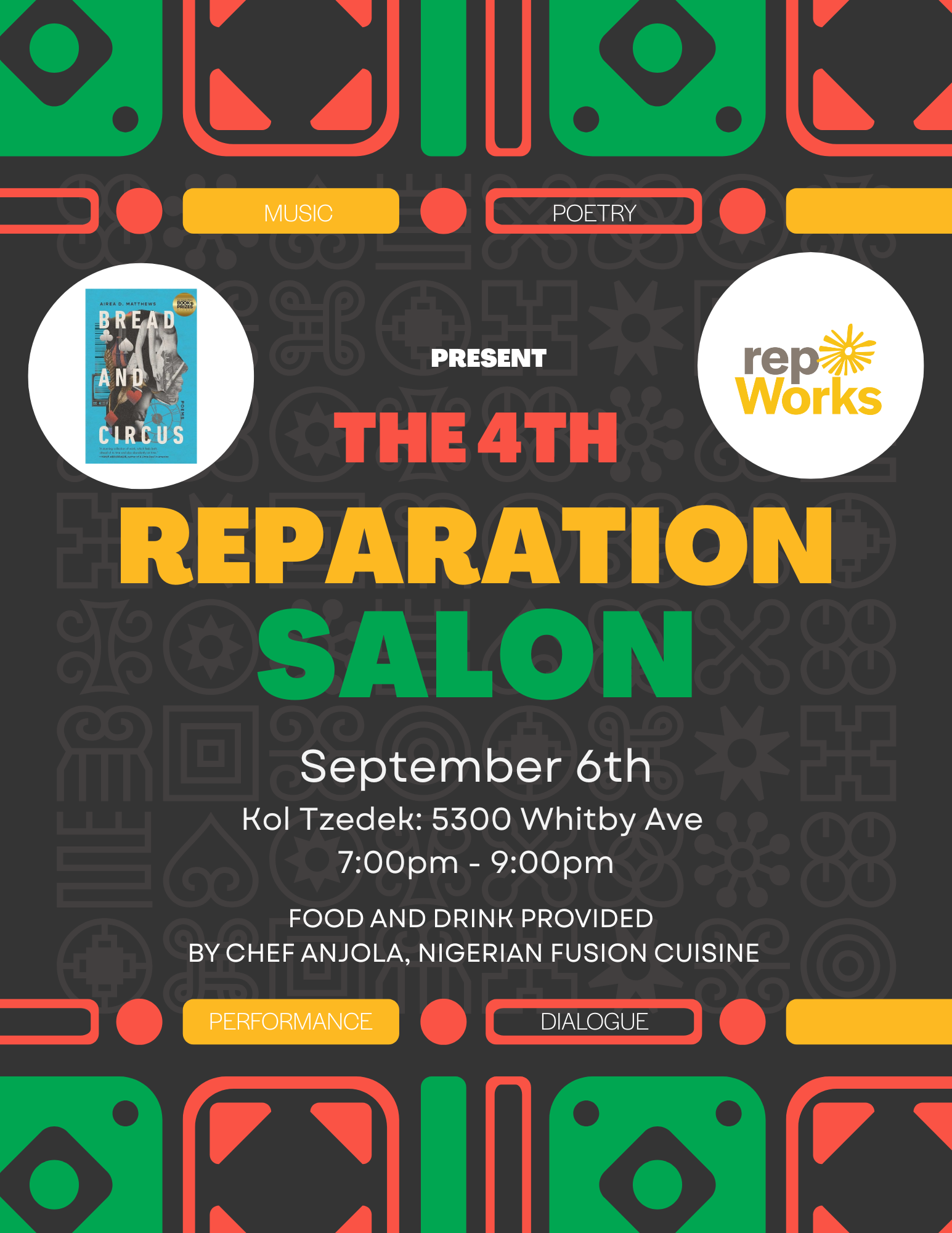 4th reparation Salon with Airea Matthews