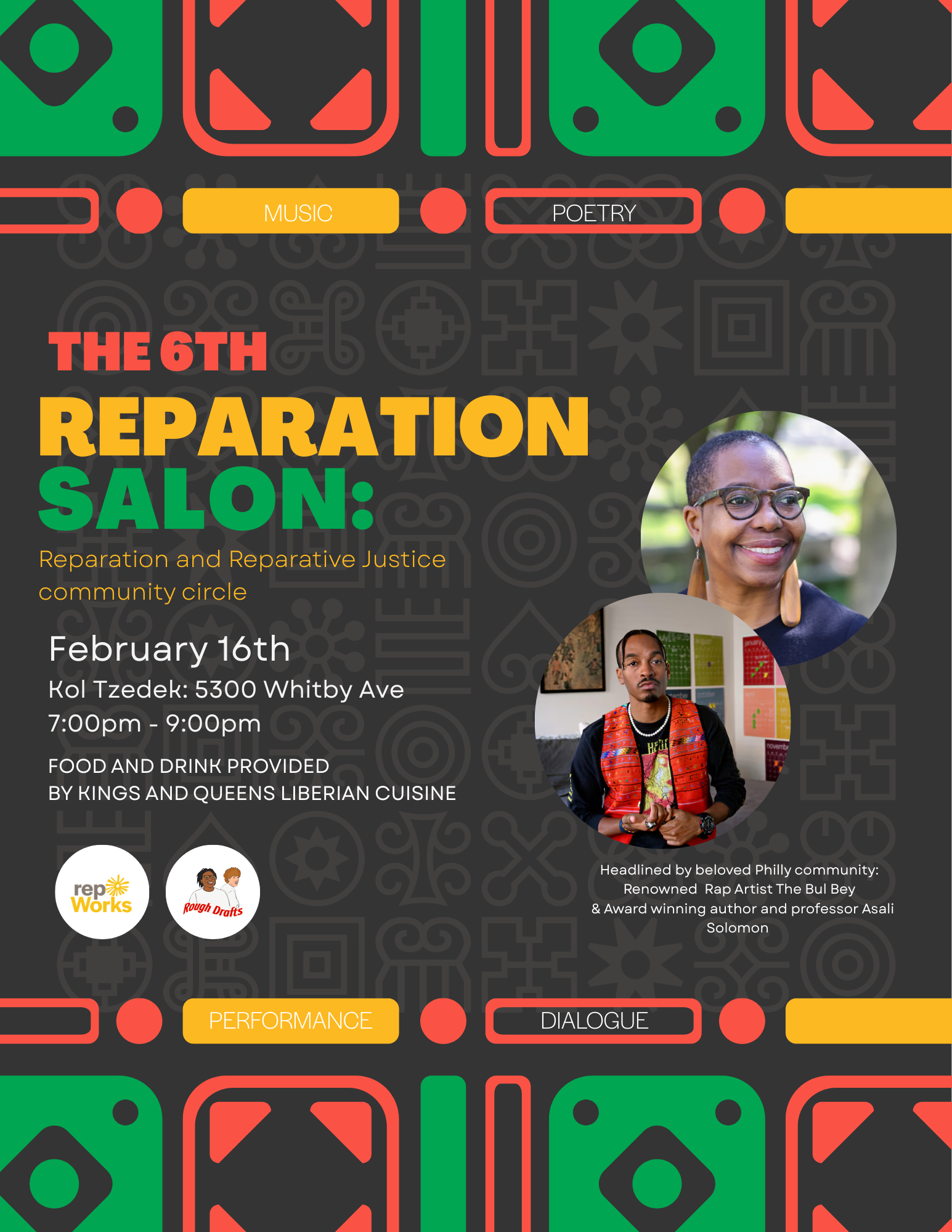 Reparation Salon #6: with Dr. Asali Solomon and The Bul Bey