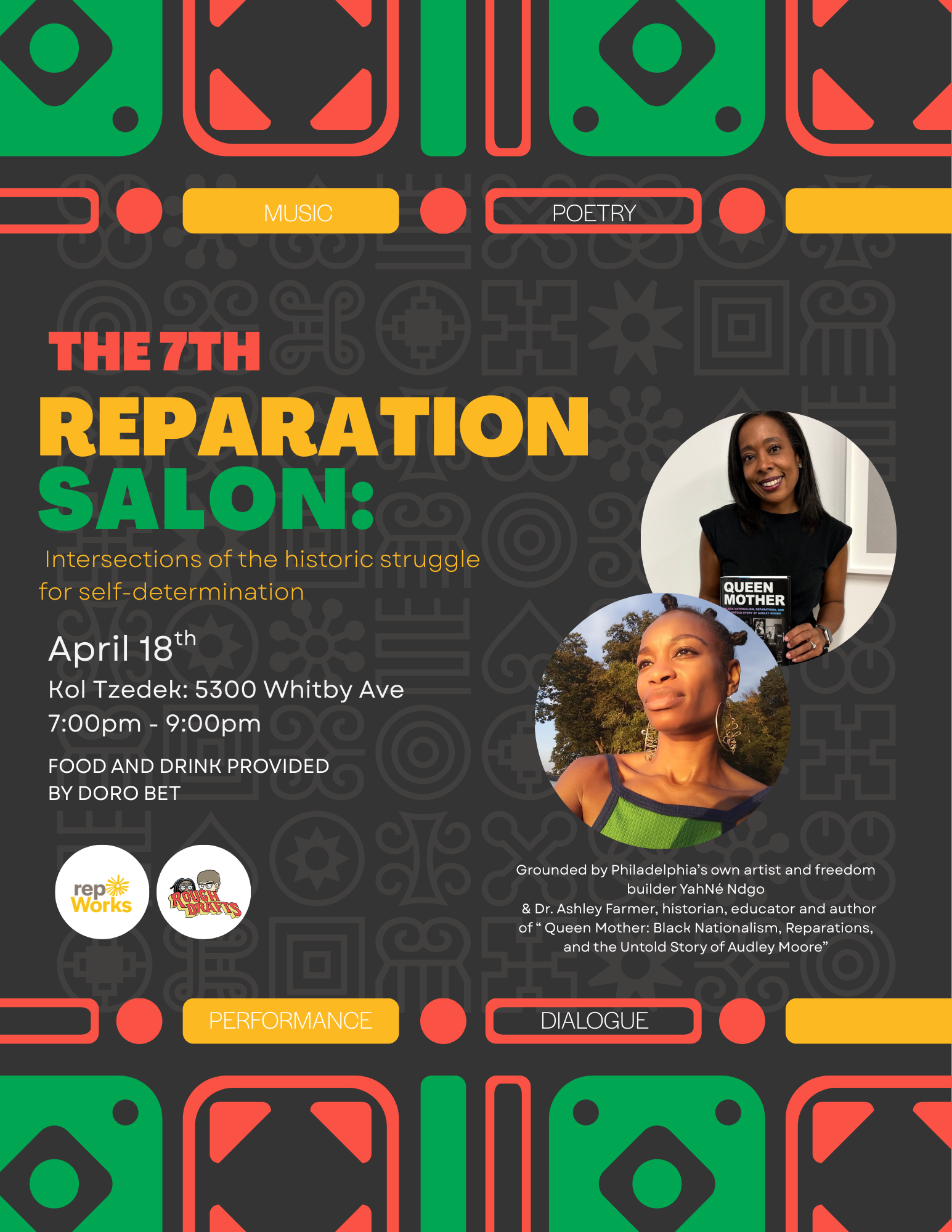 Reparation Salon #7 with Dr. Ashley Farmer + YahNé Ndgo