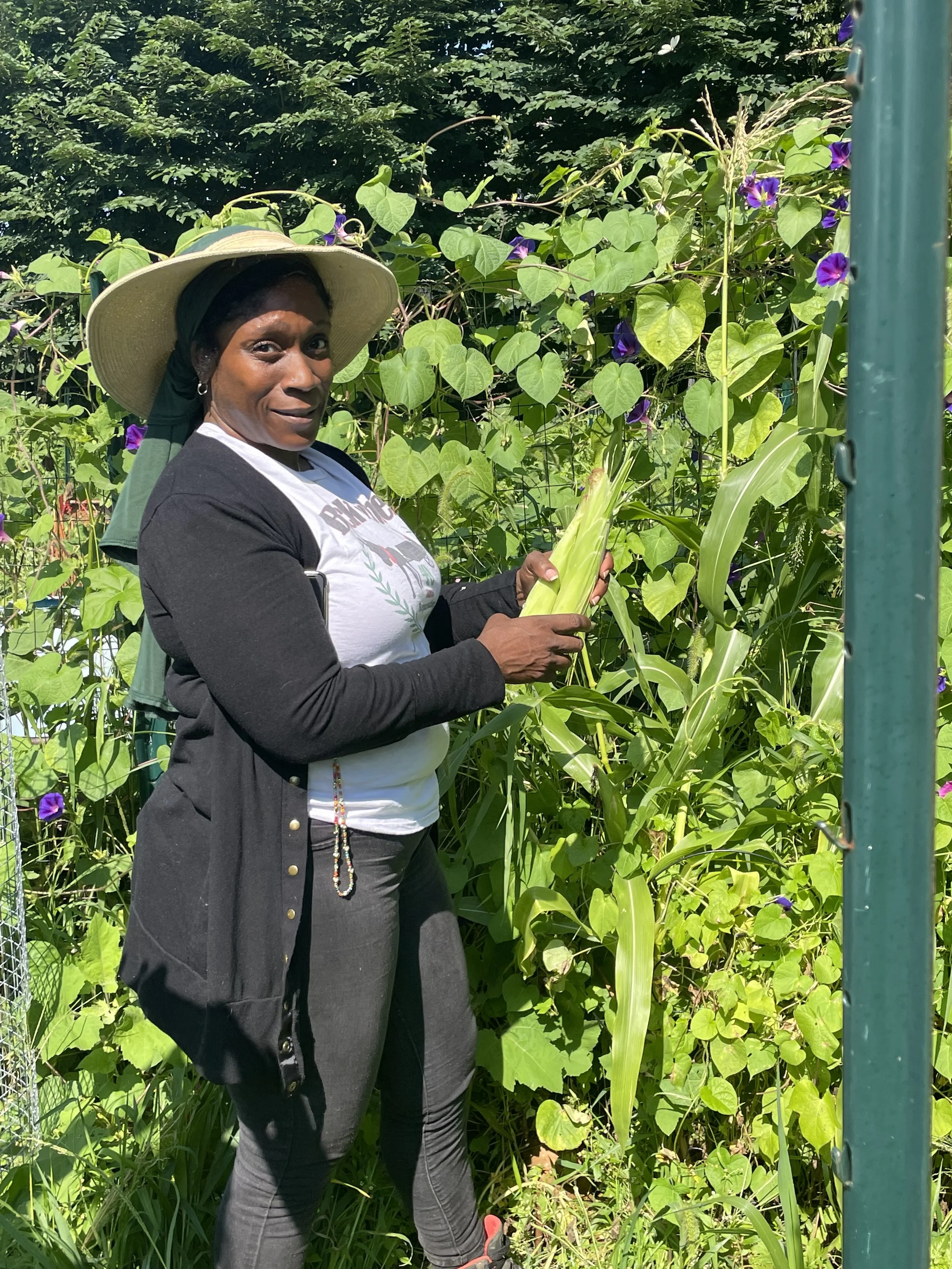Tosheena and corn.jpg