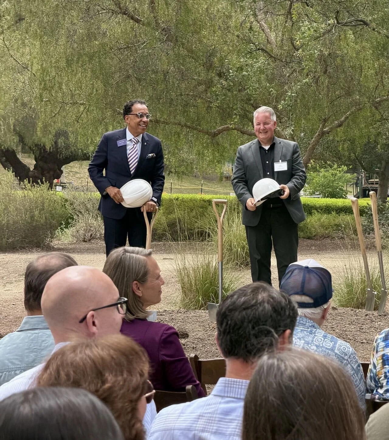 Cal Lutheran James M Hage Stave Pavilion Ground Breaking Ceremony, Thousand Oaks, CA