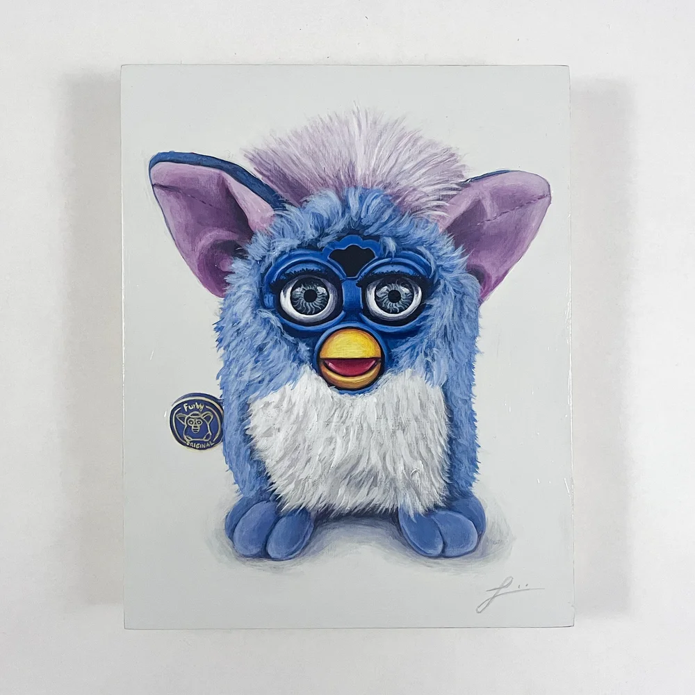 Furby' Original Painting — Felicia Fraser