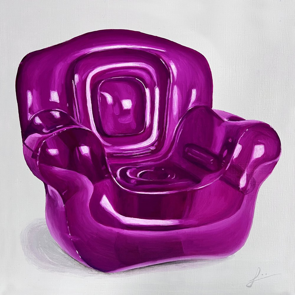 Inflatable Chair' Original Painting — Felicia Fraser