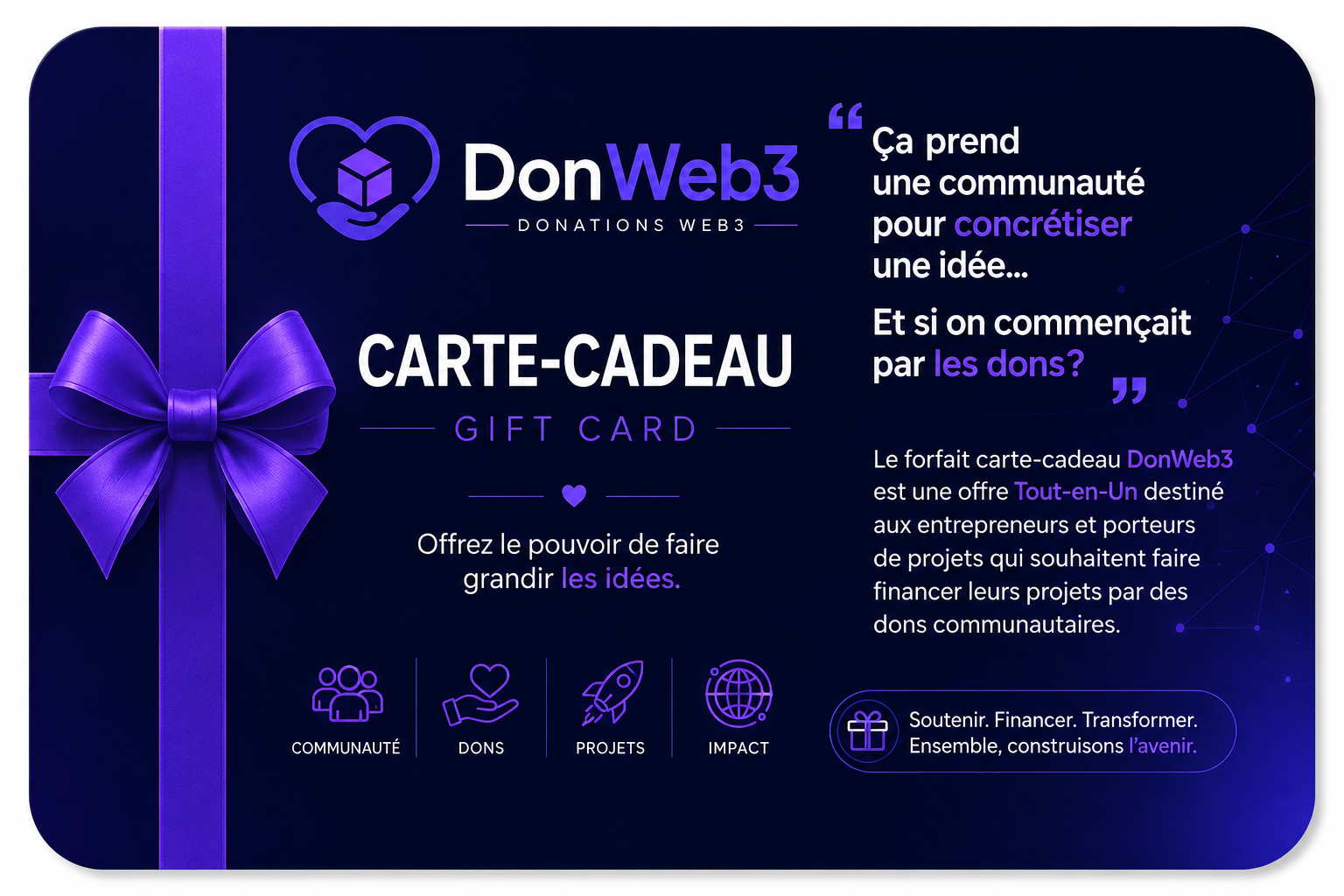 Carte-cadeau DonWeb3
