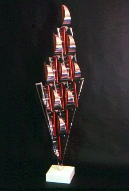 SAIL - 1998
Mahogany, polished aluminum, stainless steel