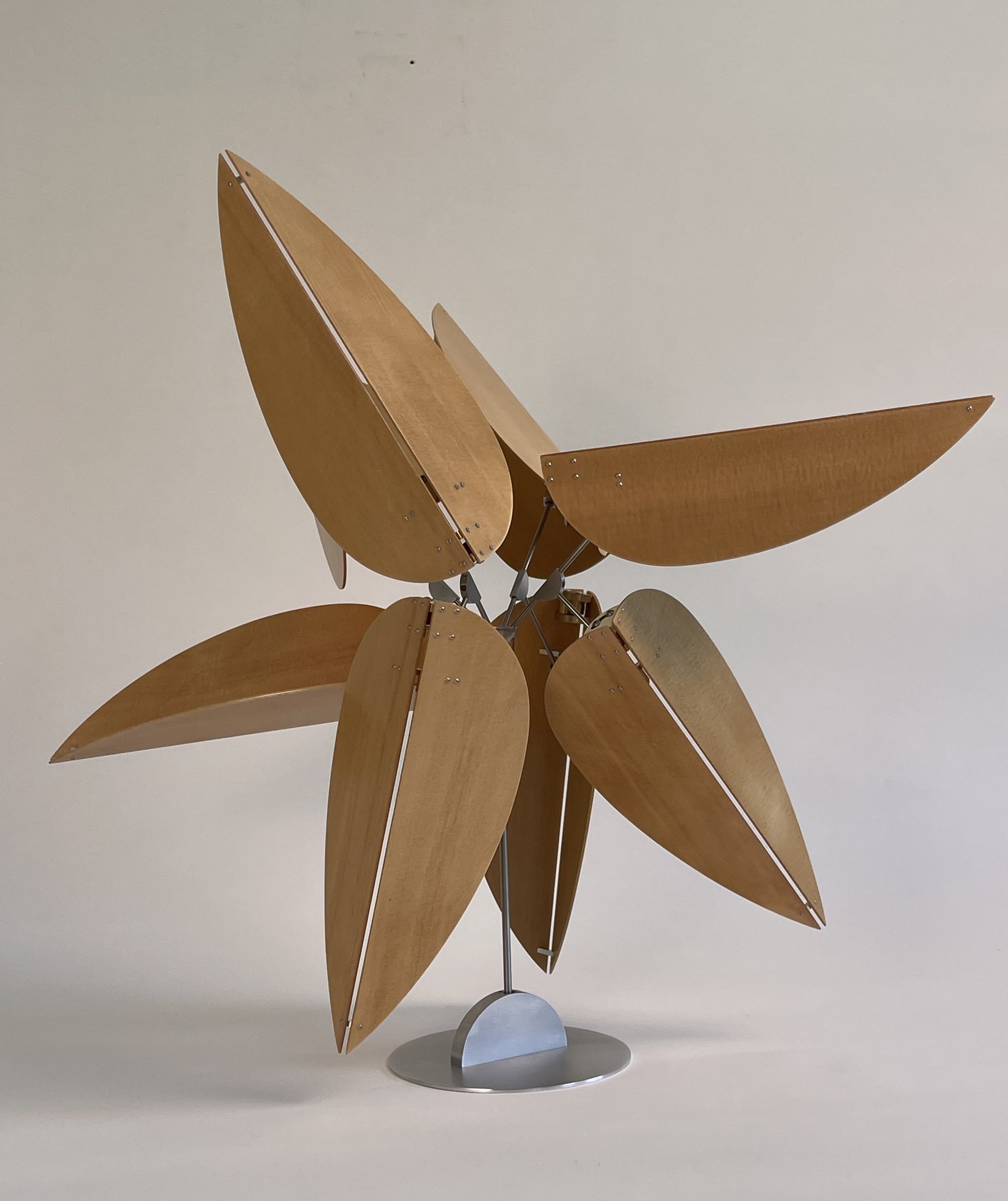 BLOOM
Sitka Spruce, aluminum, brass, stainless steel