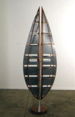 POD - 1997
Lacquered aluminum, mahogany, brass, stainless steel