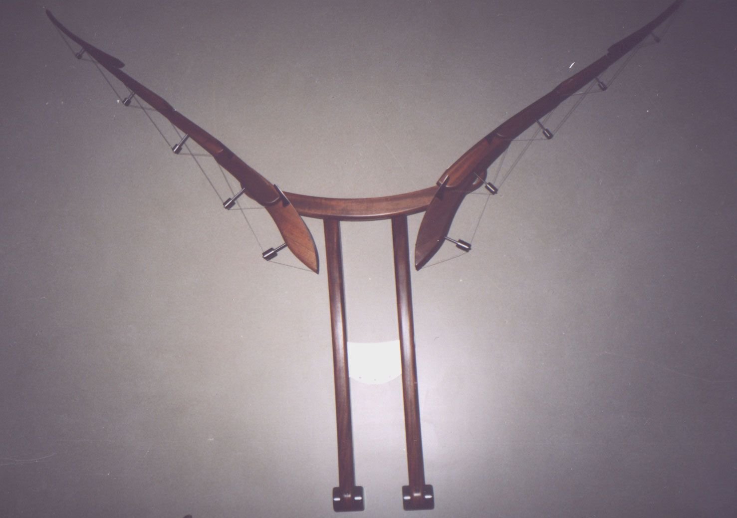 GAMEBIRD - 1997
Mahogany, steel, brass, stainless steel cable
