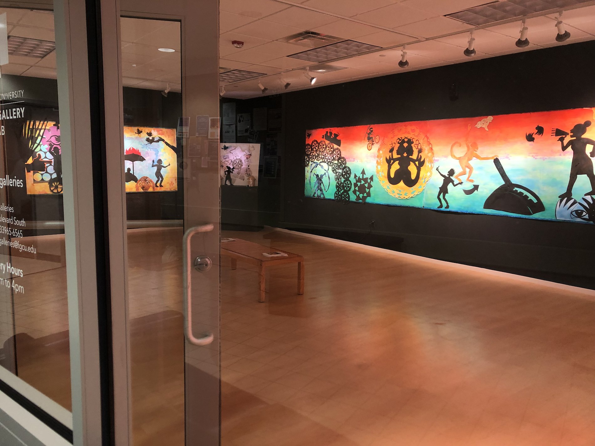 entering "Action, Reaction, Interaction" ArtLab