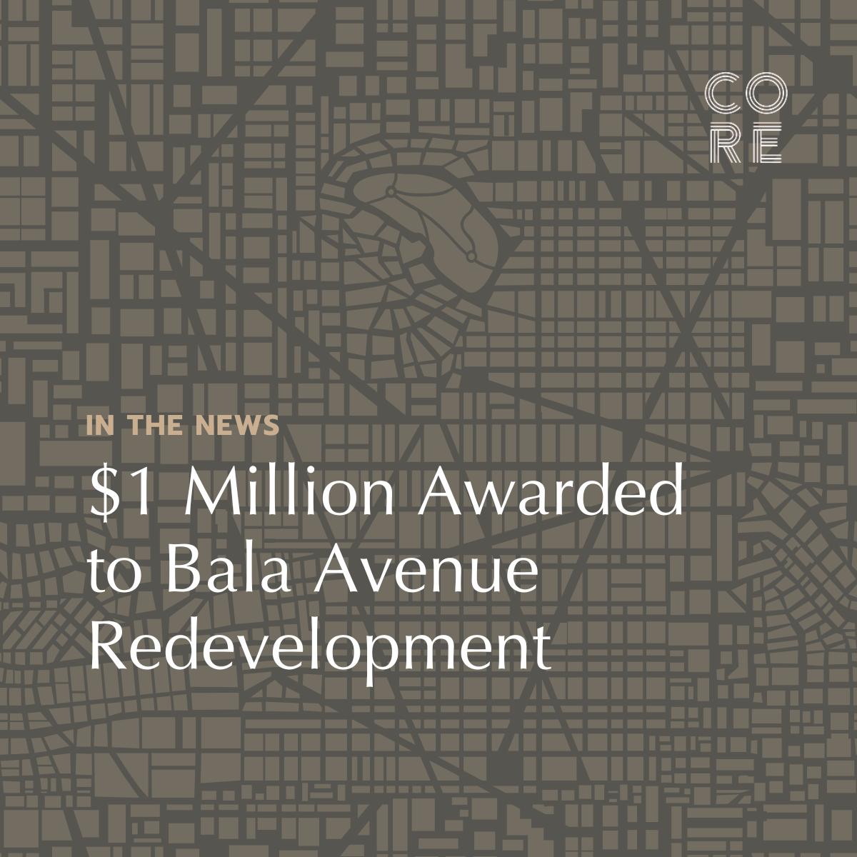 In the News: $1 Million Awarded for Bala Avenue Redevelopment 