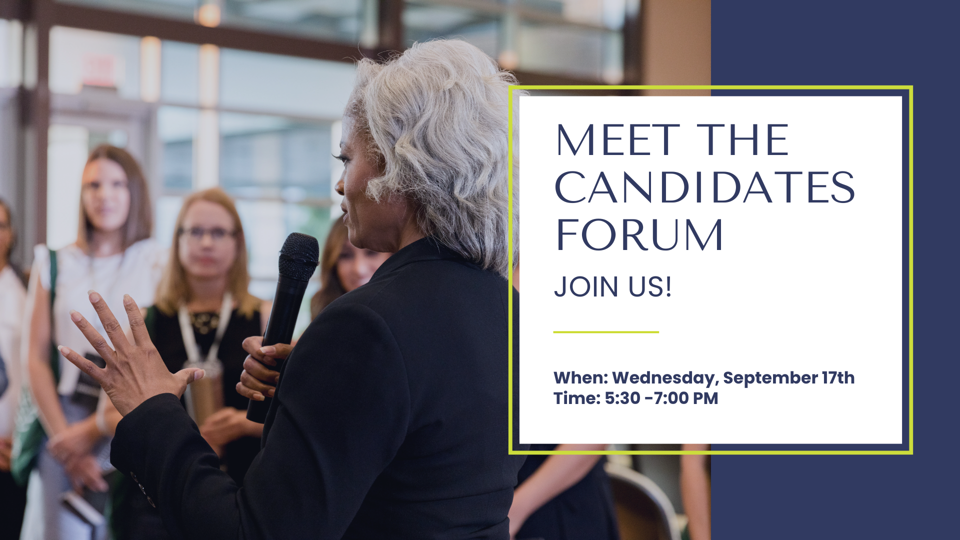 September WIA meeting: Meet the Candidates Forum
