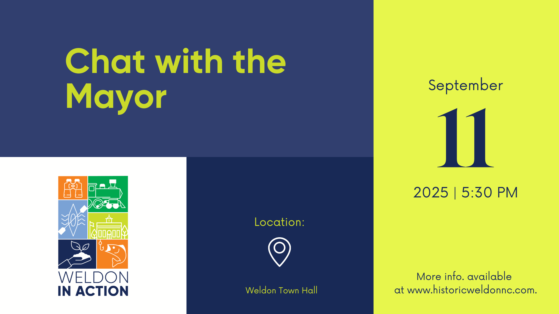 Chat with the mayor