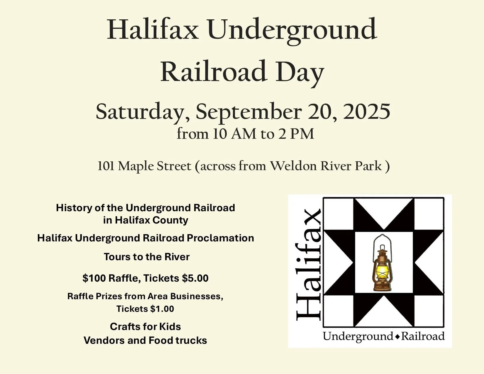 Halifax Underground Railroad Day