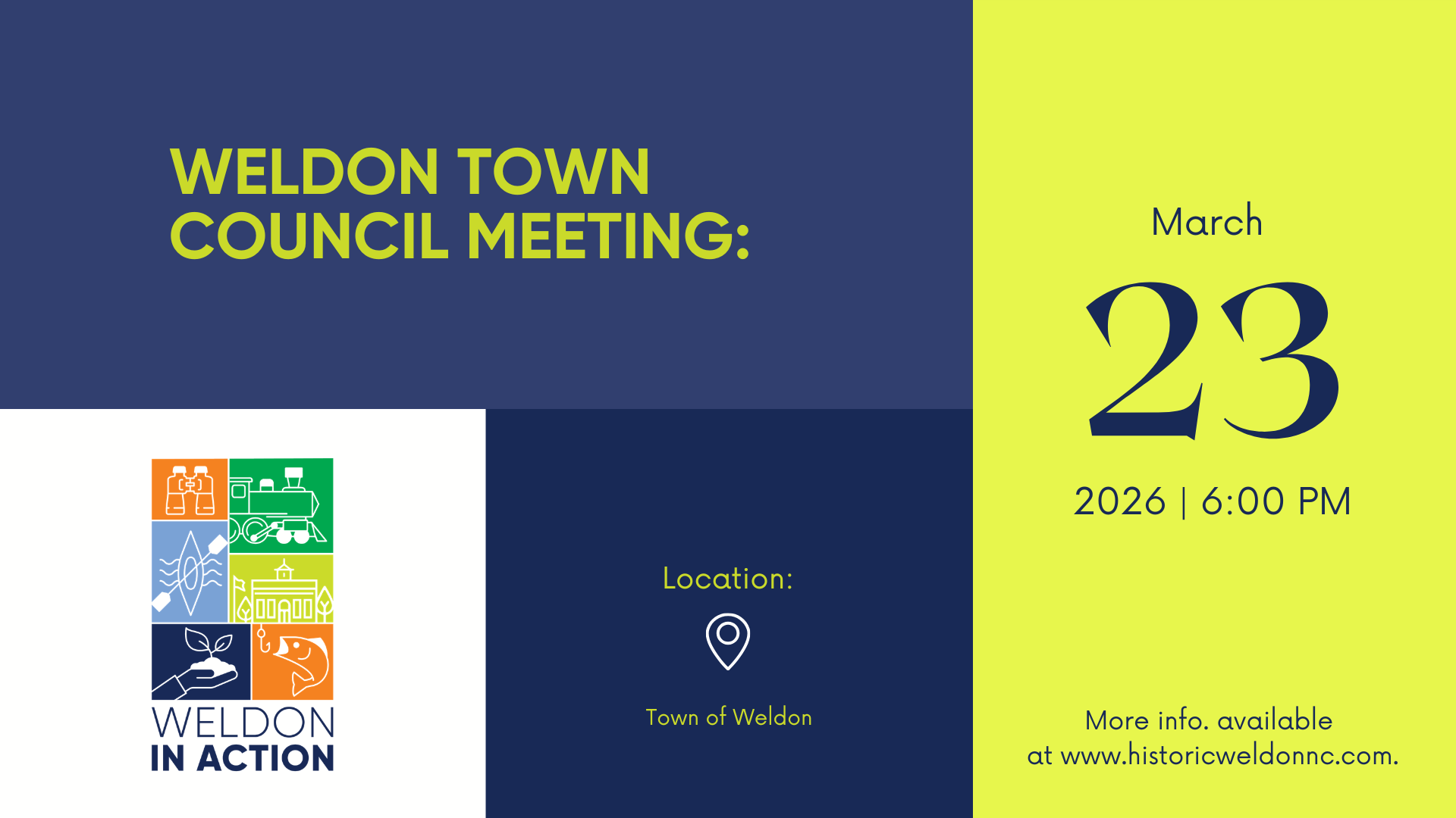 March: Weldon Town Council Meeting 