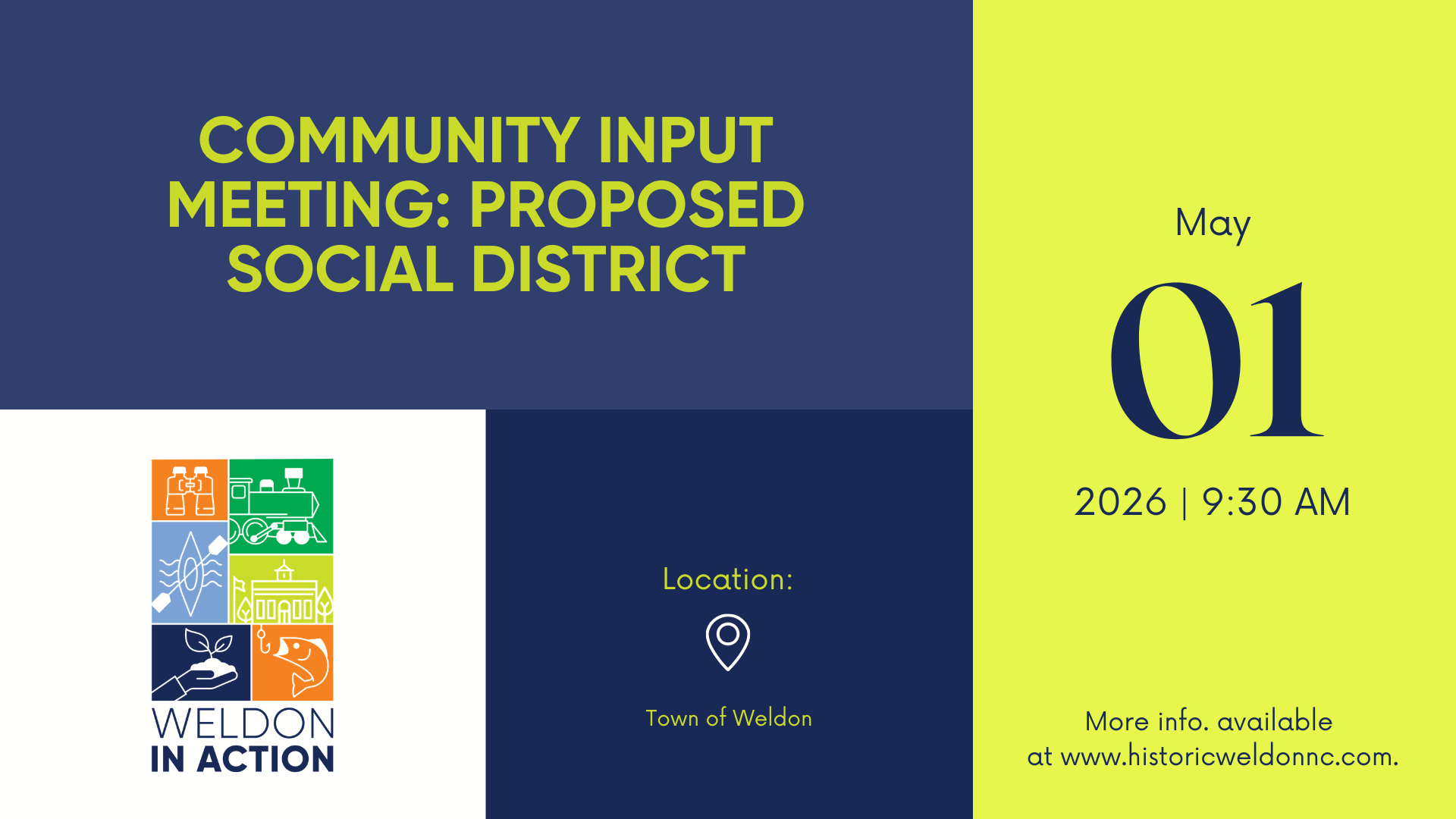 Community Input Meeting: Proposed Social District