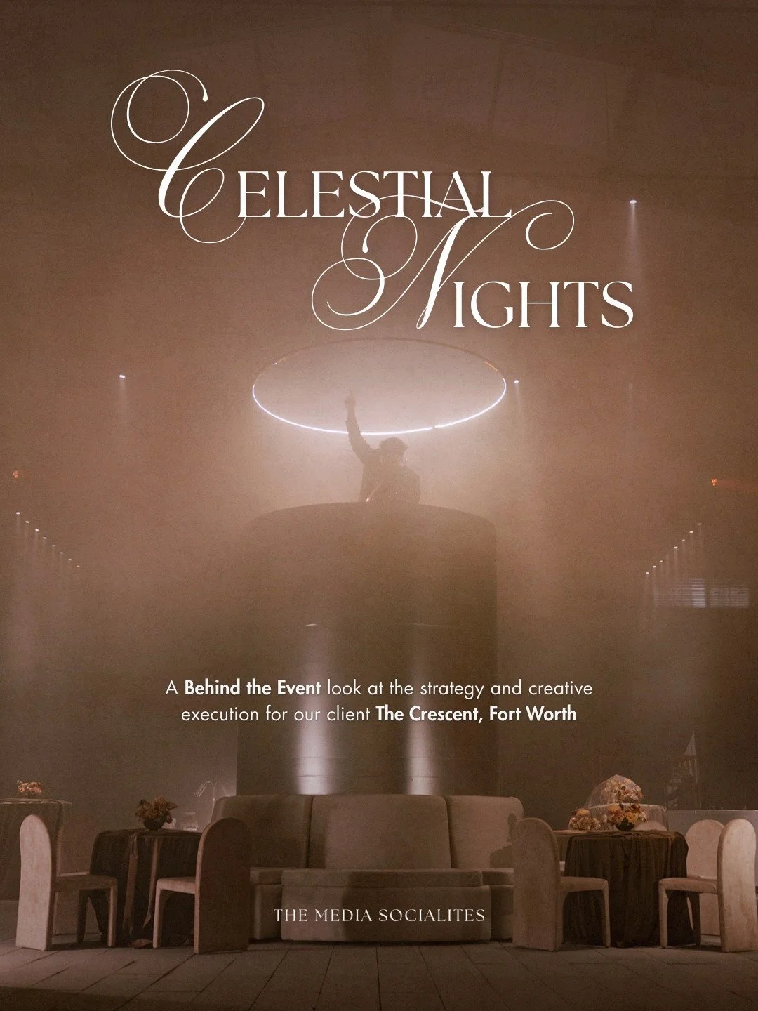 Behind the Event: Celestial Nights 🪐

A bold, immersive experience created to reimagine the all new Conservatory at @crescentfortworth and bring a new kind of event to Fort Worth. Swipe for a behind-the-scenes look at the strategy, inspiration, and 