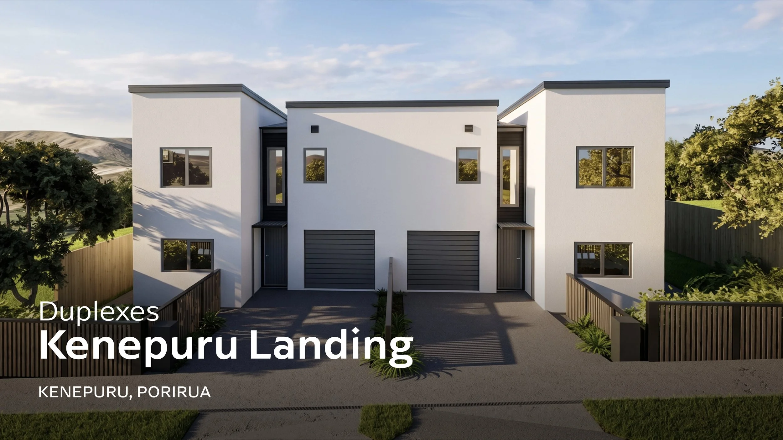 Kenepuru Duplexes, Porirua, 4 Bed, Bath, 3 Single Garage, Two-Storey, $801K-$950K, $951K+