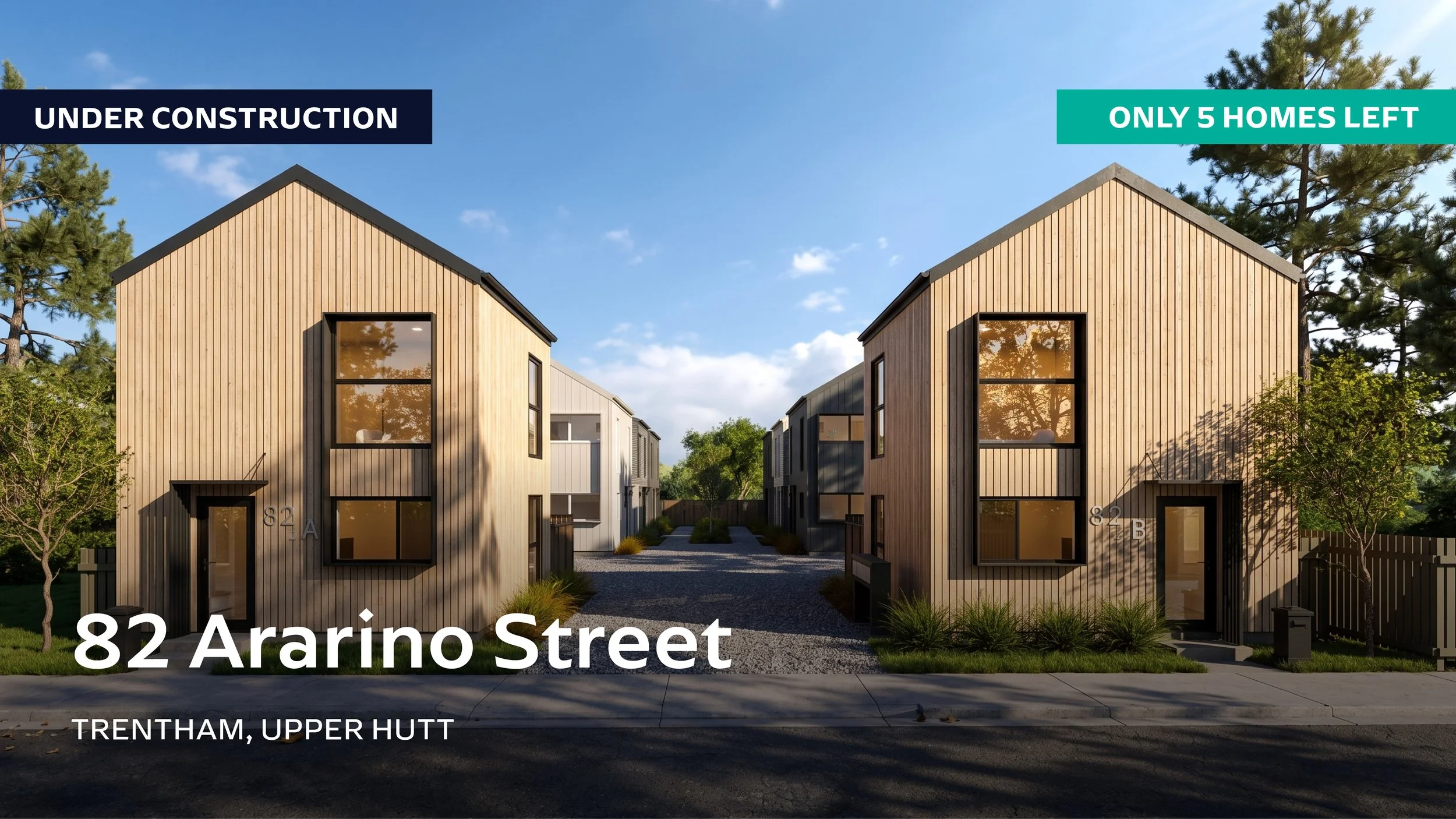 82 Ararino Street, Upper Hutt, 2 Bed, 3 Bed, 1 Bath, 1.5 Bath, Carpark, Two-Storey, $400K-$650K, $651K-$800K