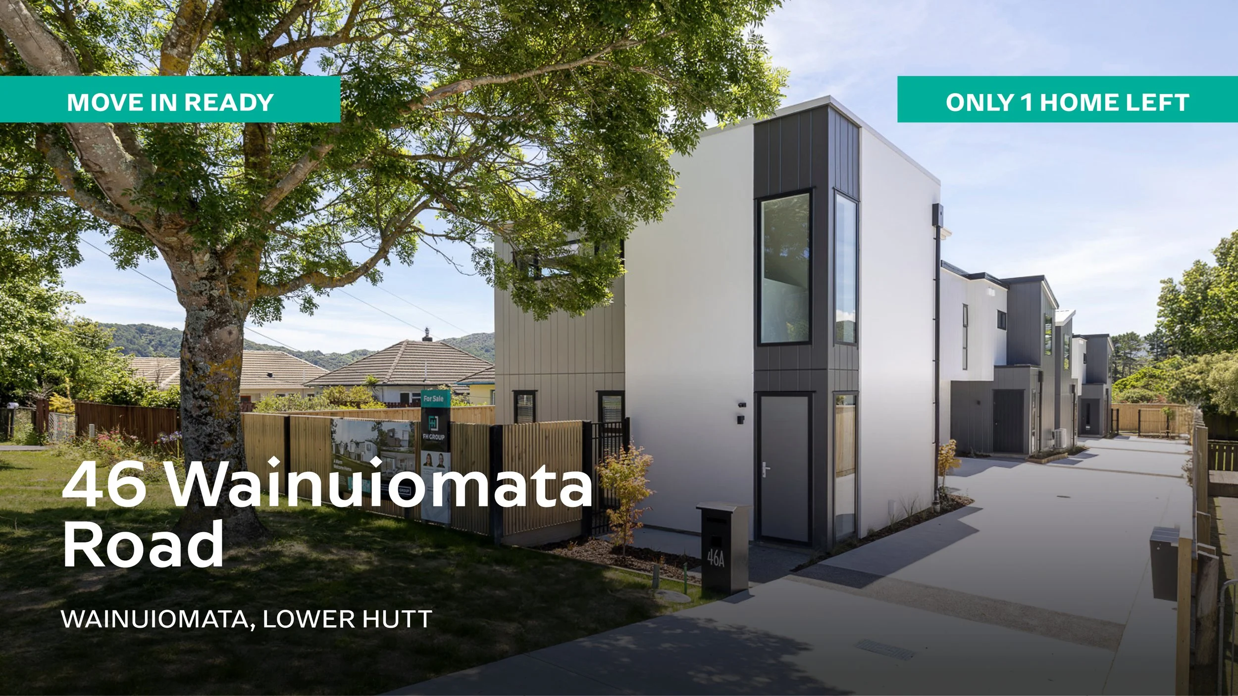 46 Wainuiomata Road, Lower Hutt, 3 Bed, 2.5 Bath, Single Garage, Two-Storey, $651K-$800K