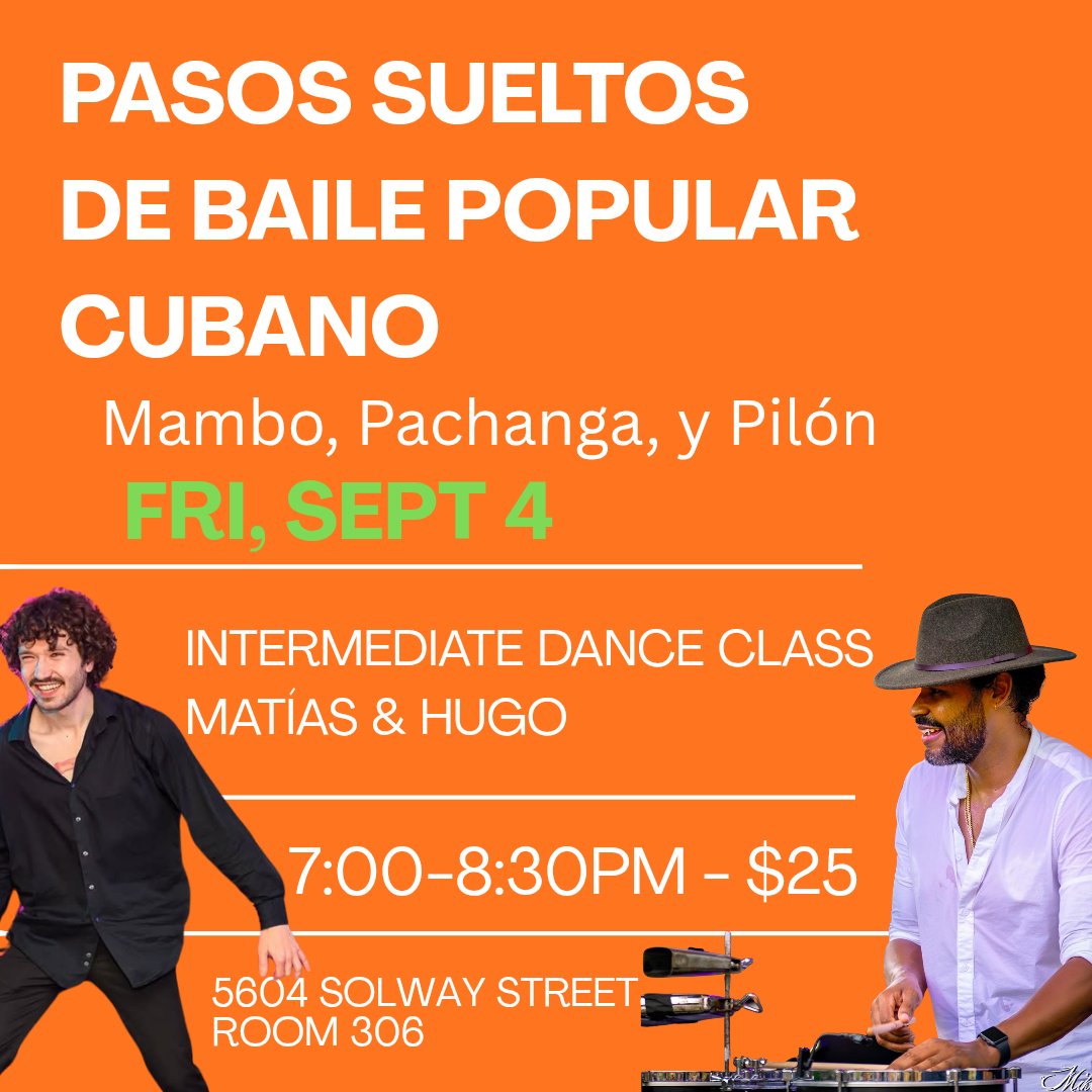 Performing for a dance class