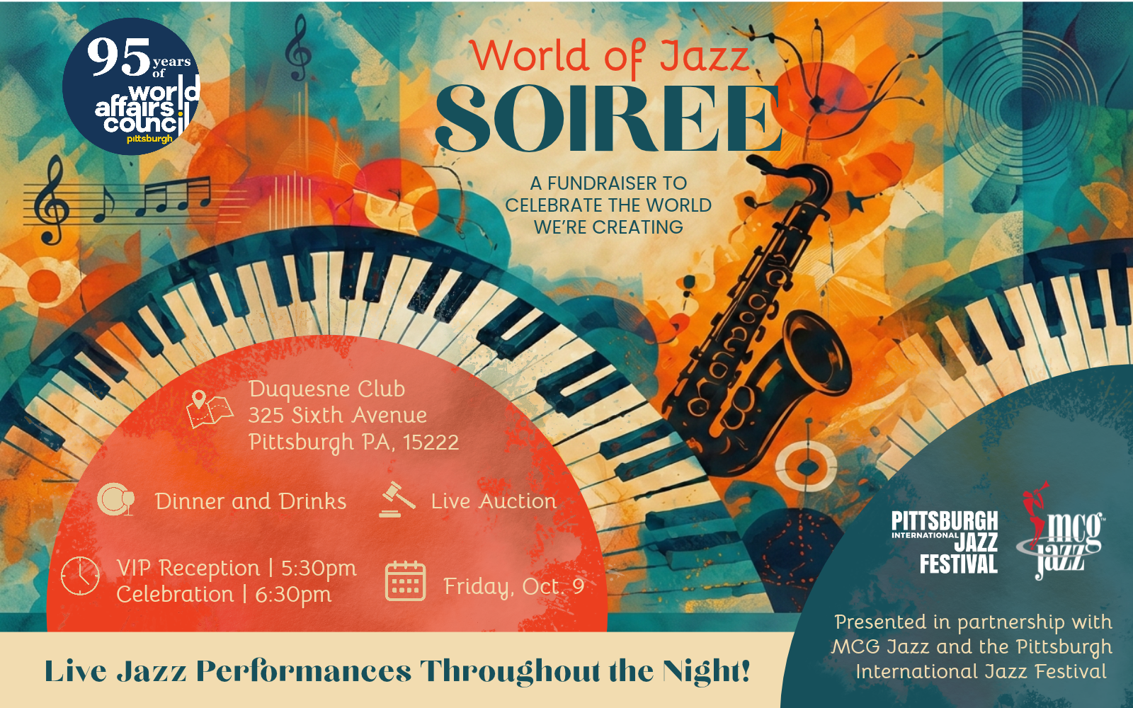 2026 World of Jazz: The Council's 95th Anniversary Soiree