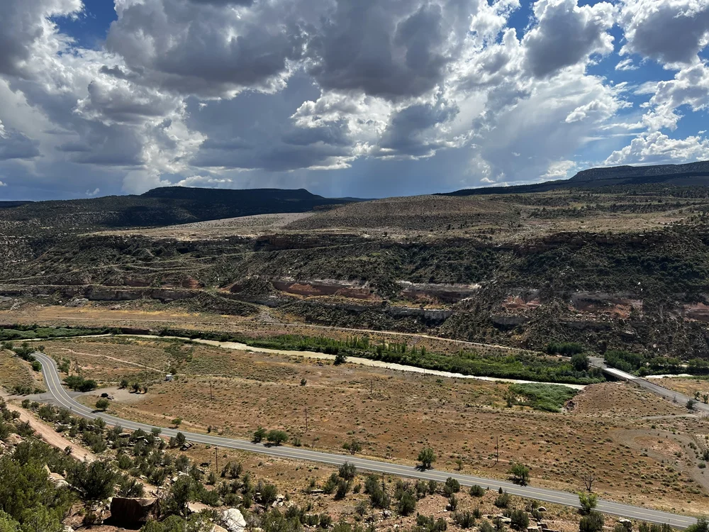  Uravan today, as pictured from atop the nearby canyon 