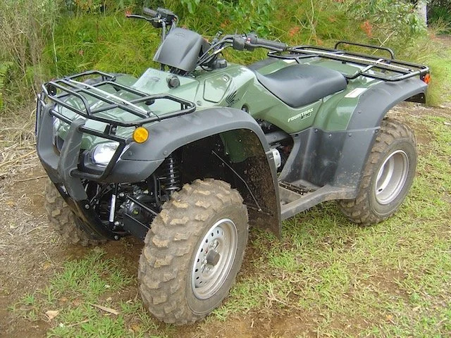 Quad bike on Pitcairn Island