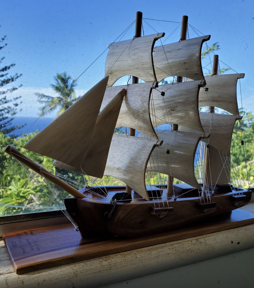 Handmade HMAV Bounty model from Pitcairn